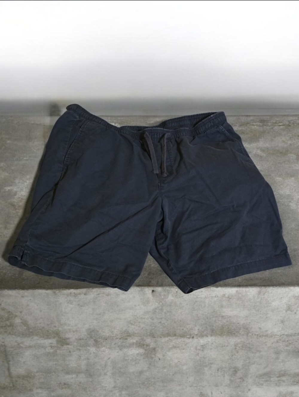 Gap Shorts Men's Size Large Blue Fabric Drawstring 100% Cotton